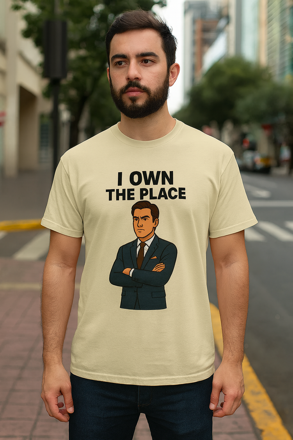 Bruce Wayne Attitude Unisex Supima T-Shirt