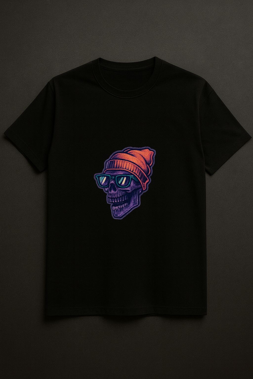 Evil Skull Unisex Classic Crew T-Shirt