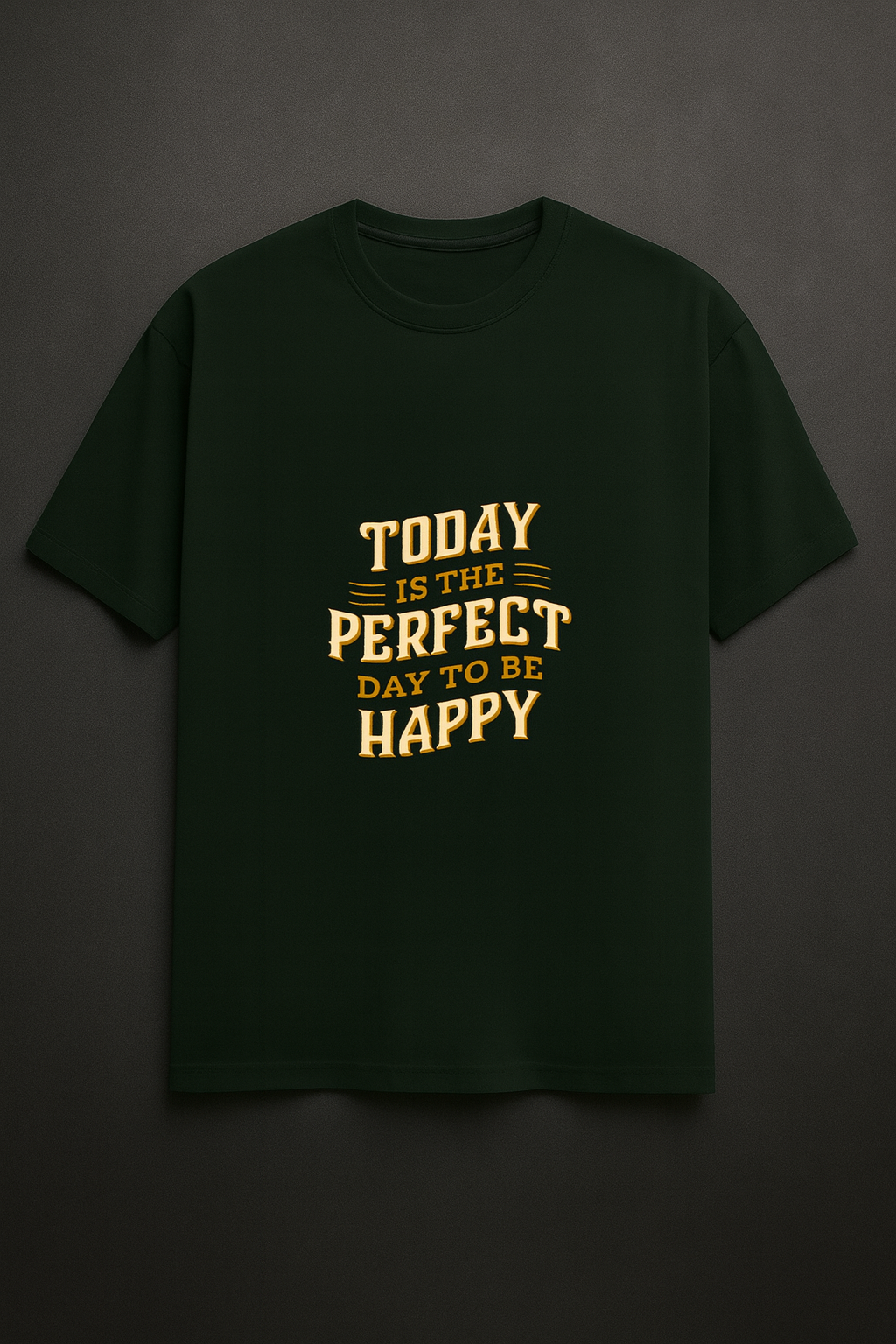 Happy Today Unisex Classic Crew T-Shirt