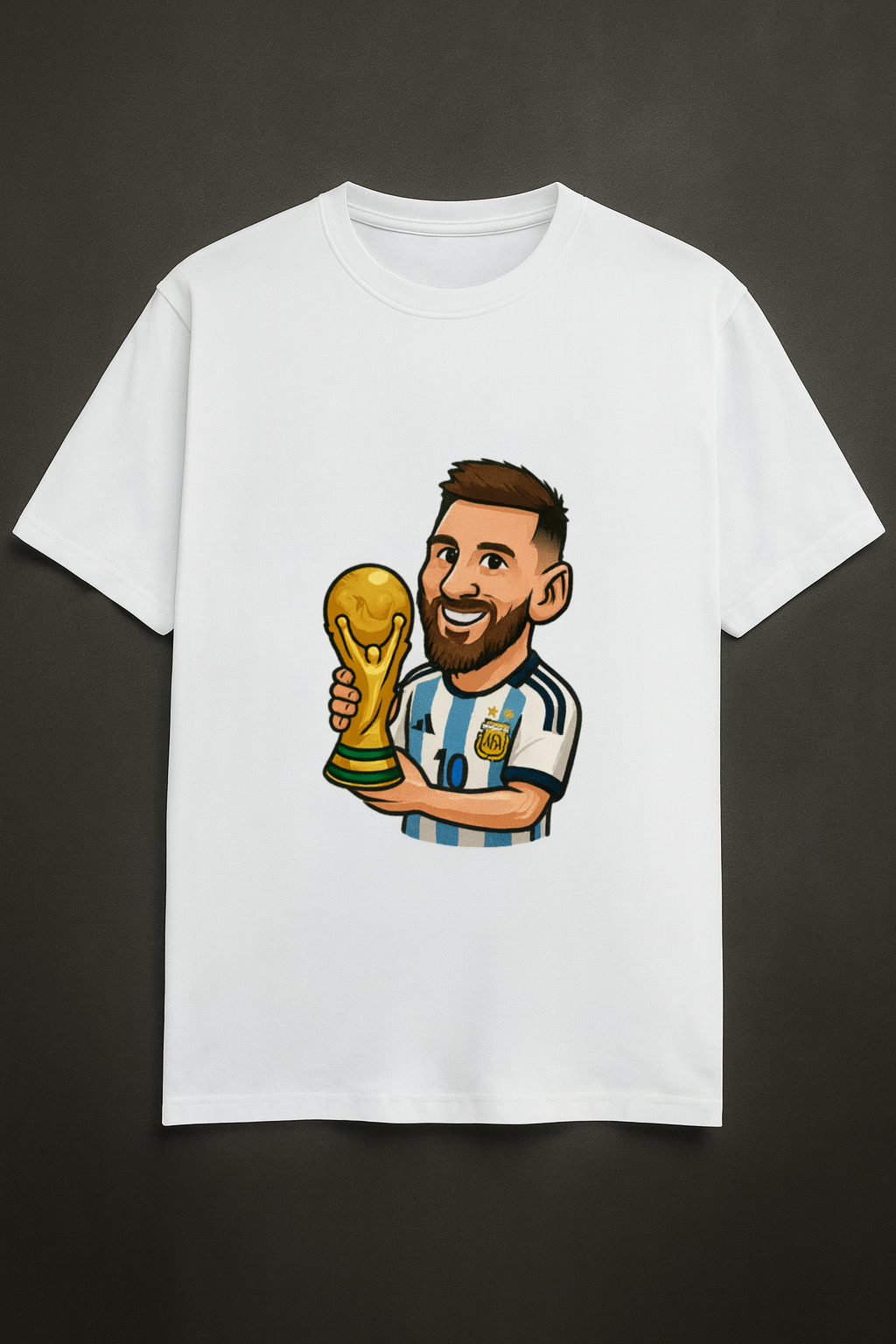 Messi FIFA World Cup Unisex Classic Crew T-Shirt