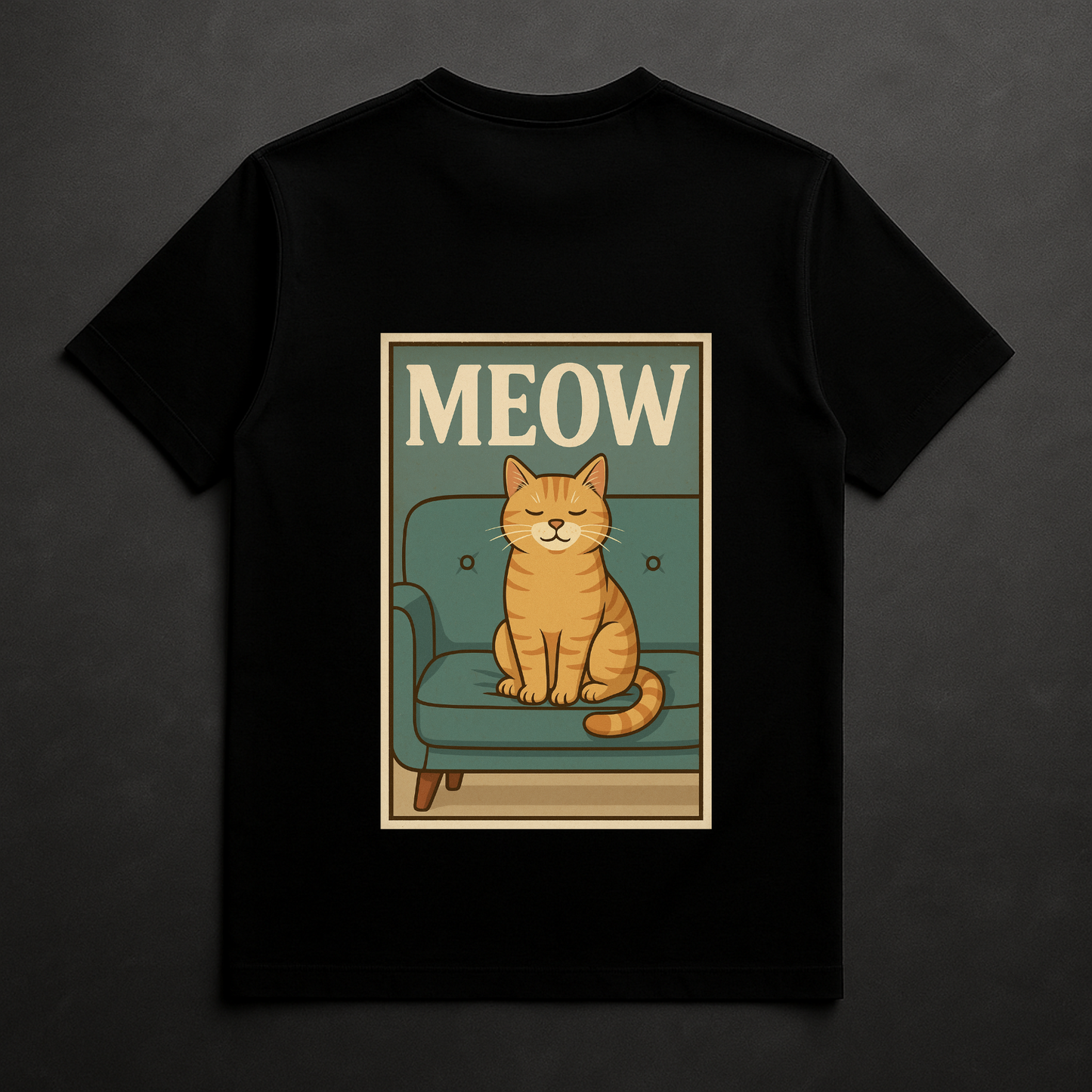 Peaceful Cat Unisex Classic Crew T-Shirt