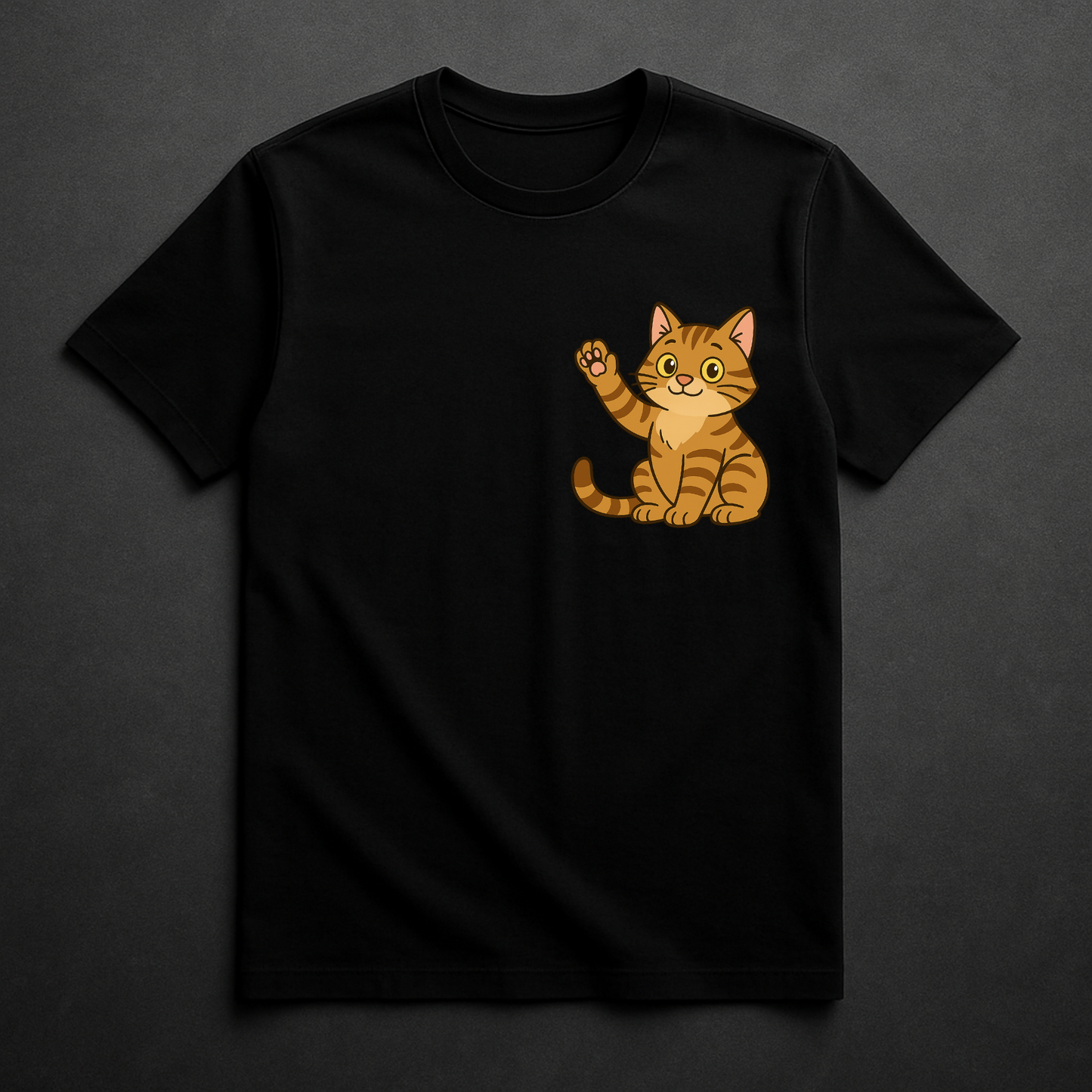 Peaceful Cat Unisex Classic Crew T-Shirt