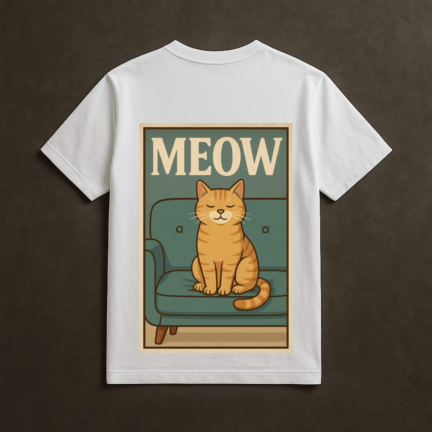 Peaceful Cat Unisex Classic Crew T-Shirt