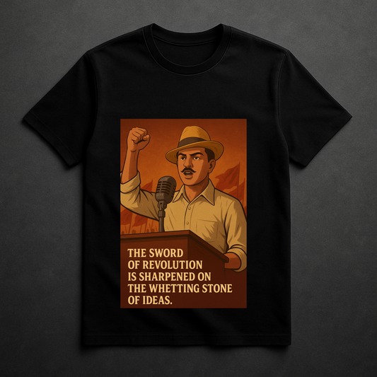 Bhagat Singh Inspirational Unisex Classic Crew T-Shirt