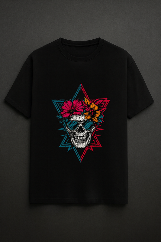 Scary Skull Unisex Classic Crew T-Shirt