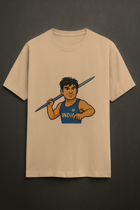 Neeraj Chopra Javelin Unisex Classic Crew T-Shirt