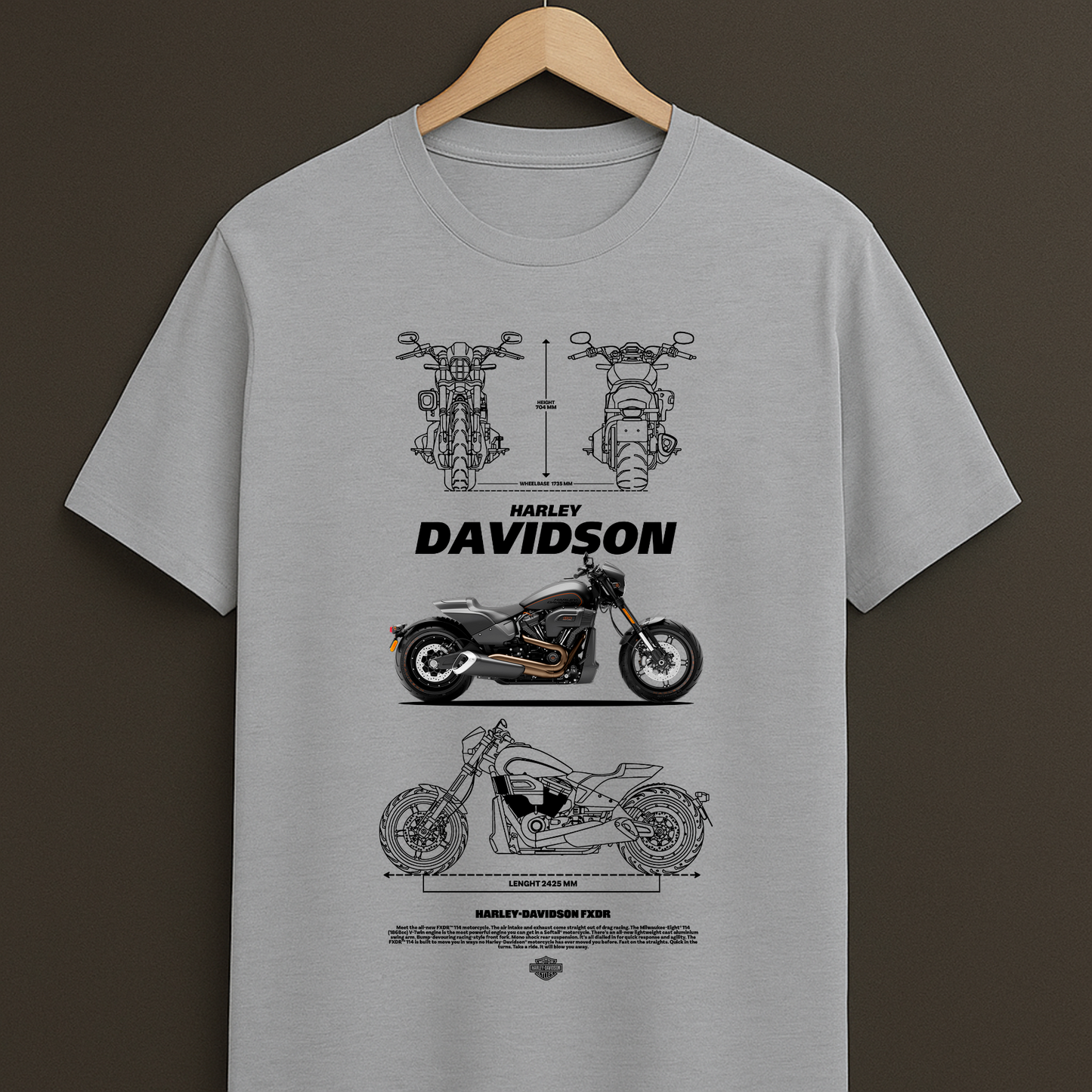 Harley Davidson Unisex Classic Crew T-Shirt